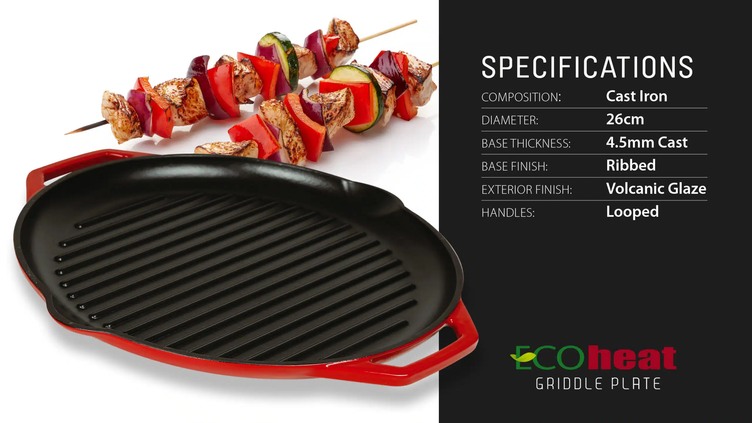 Griddle plate specifications