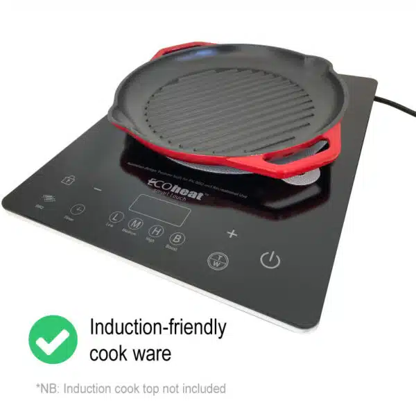 Griddle plate. Induction-friendly